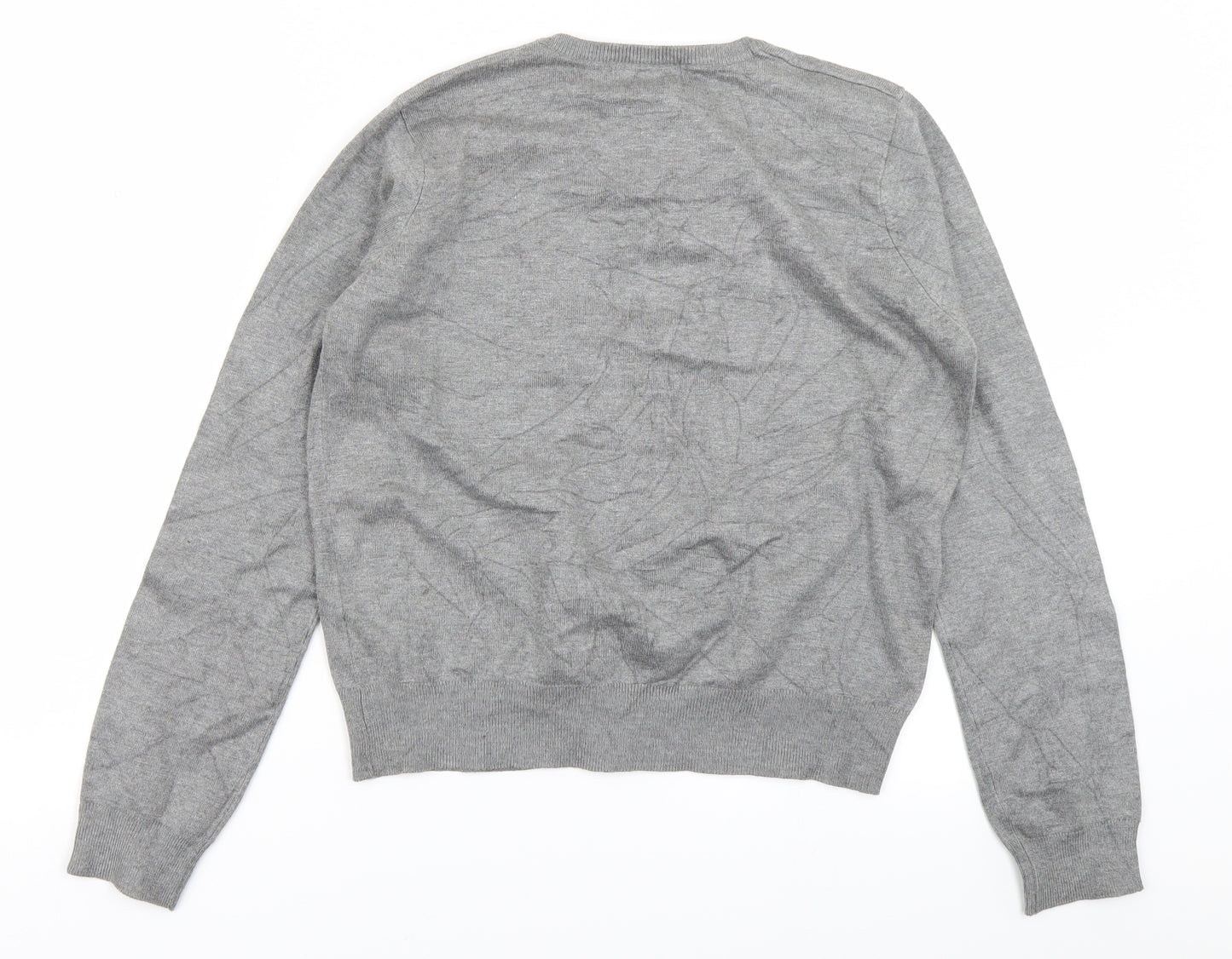 The Collection Womens Grey  Knit Cardigan Jumper Size 12