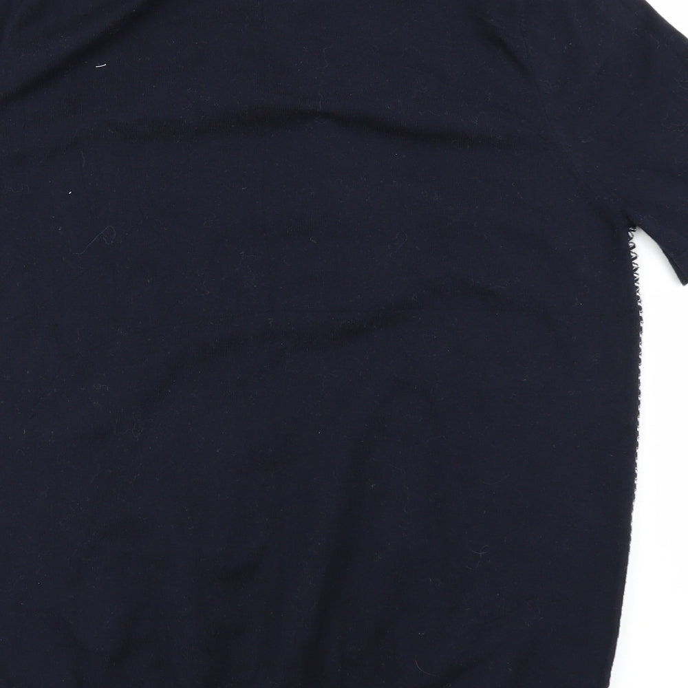 NEXT Mens Blue  Knit  Polo Size M