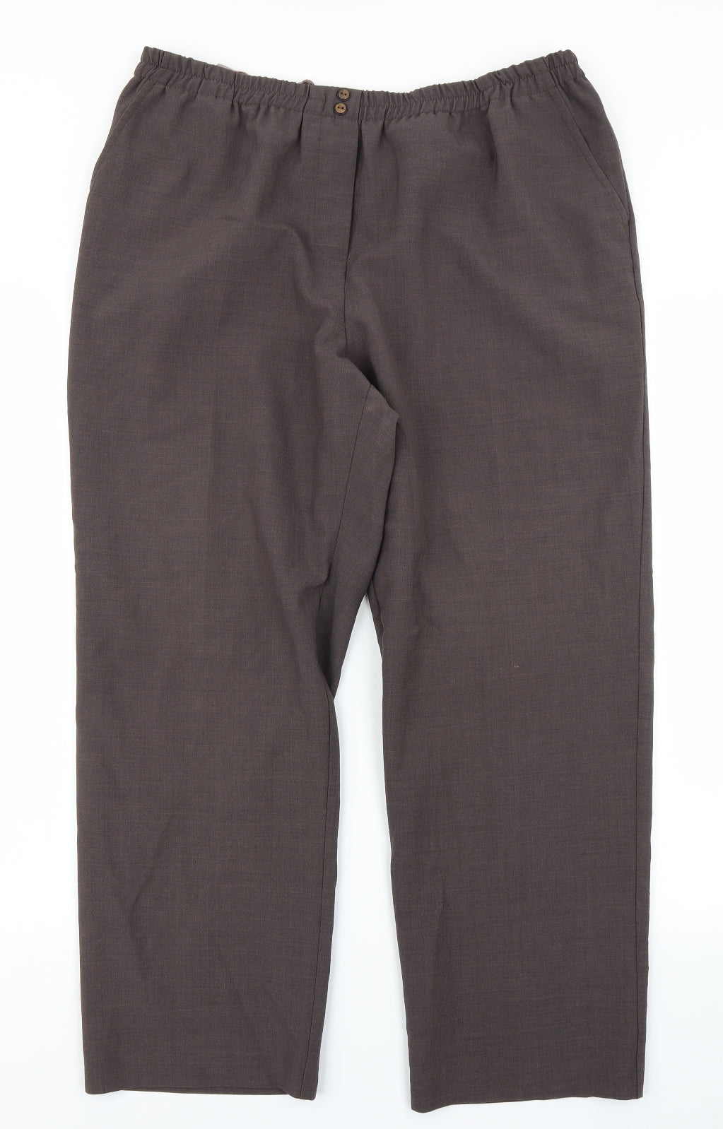 Preworn Womens Brown   Trousers  Size 20 L24 in