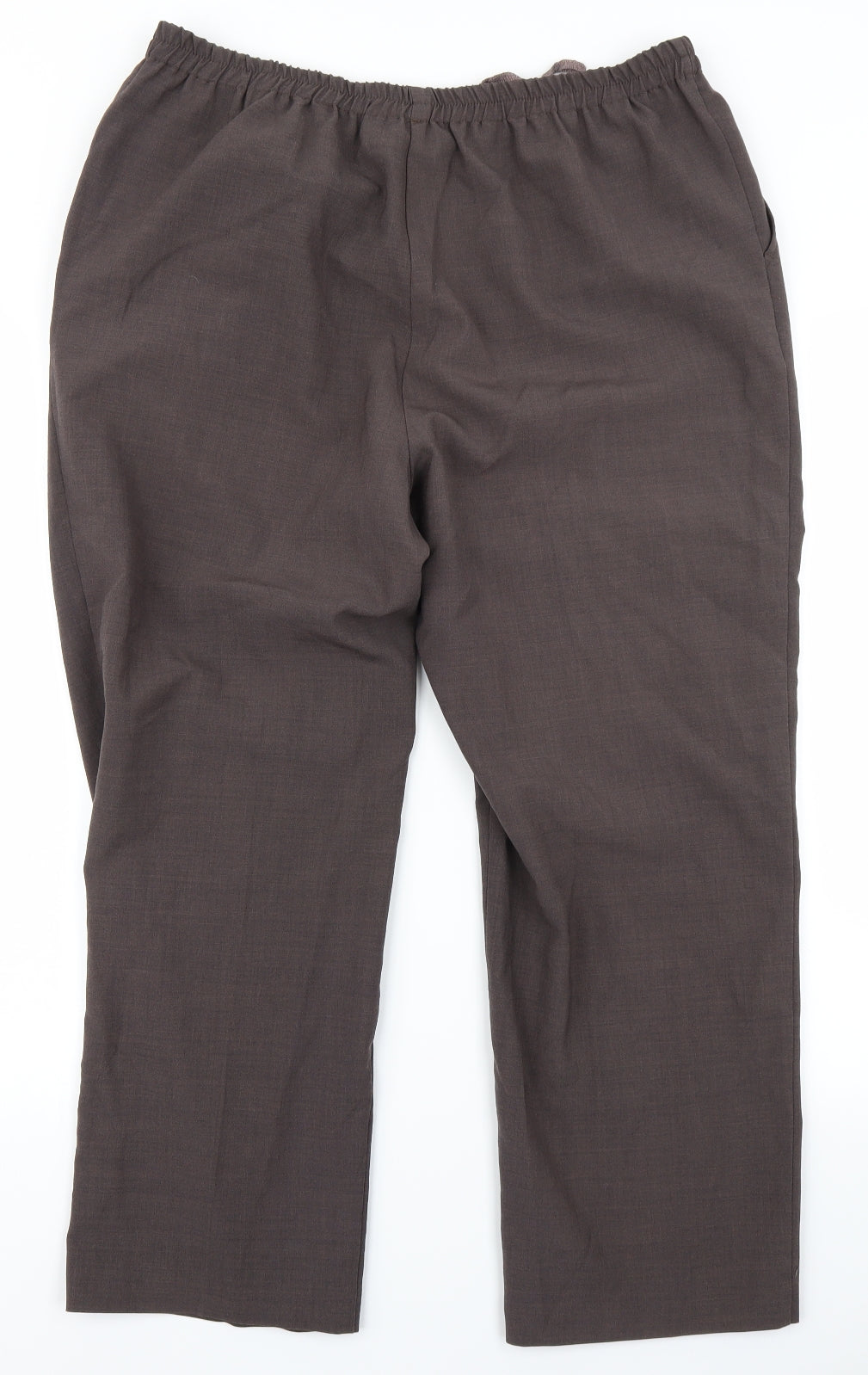 Preworn Womens Brown   Trousers  Size 20 L24 in