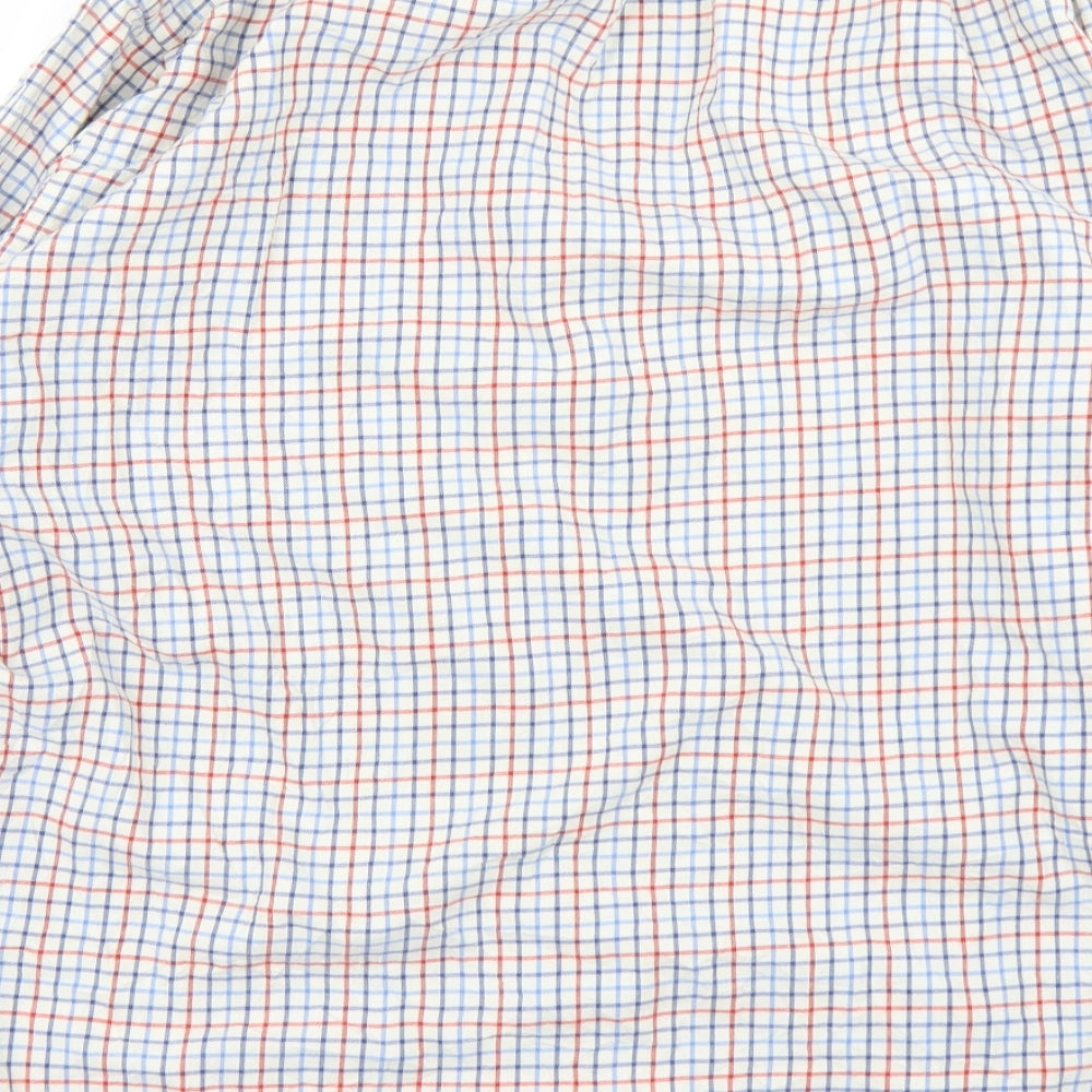 Viyella Mens Blue Check   Button-Up Size 16.5