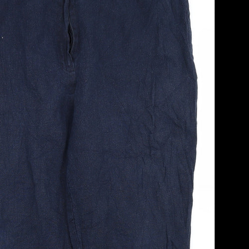 M&S Woman Womens Blue   Cargo Shorts Size 16