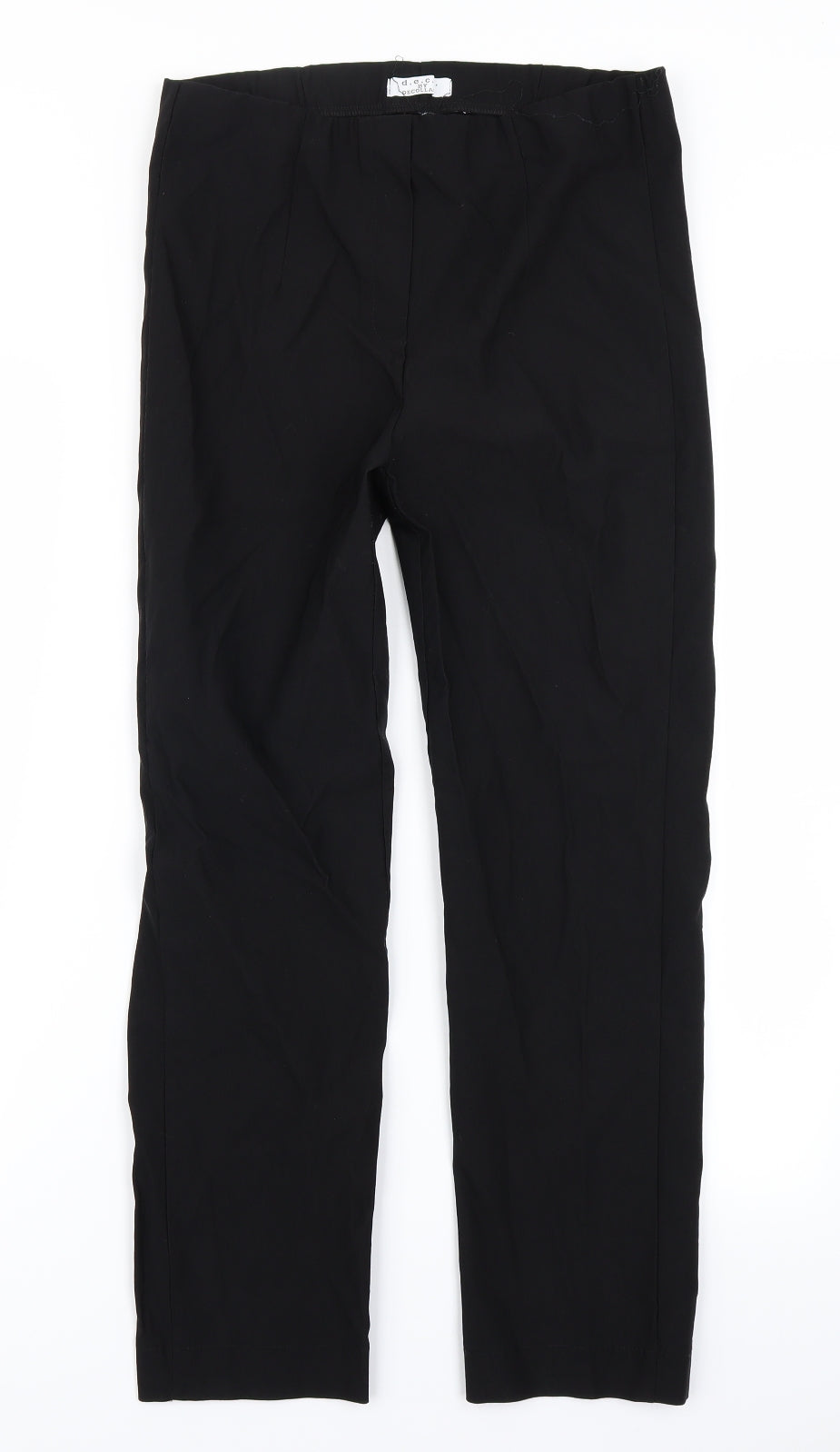 d.e.c.k Womens Black   Trousers  Size XL L25 in