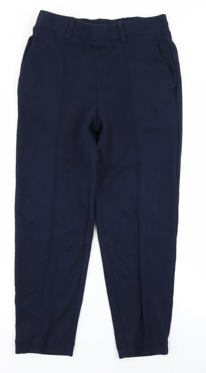 Lands' End Womens Blue Trousers Size 4 L21.5 in
