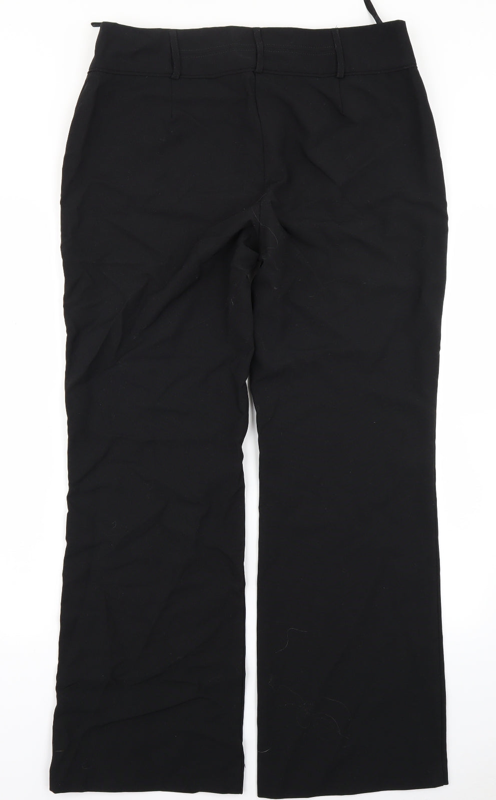 Peacocks Womens Black   Trousers  Size 14 L29 in