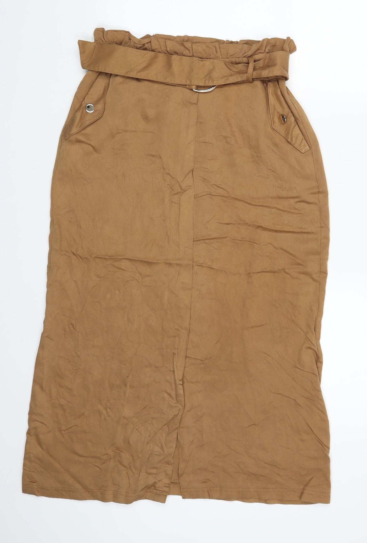 Primark Womens Brown   A-Line Skirt Size 10