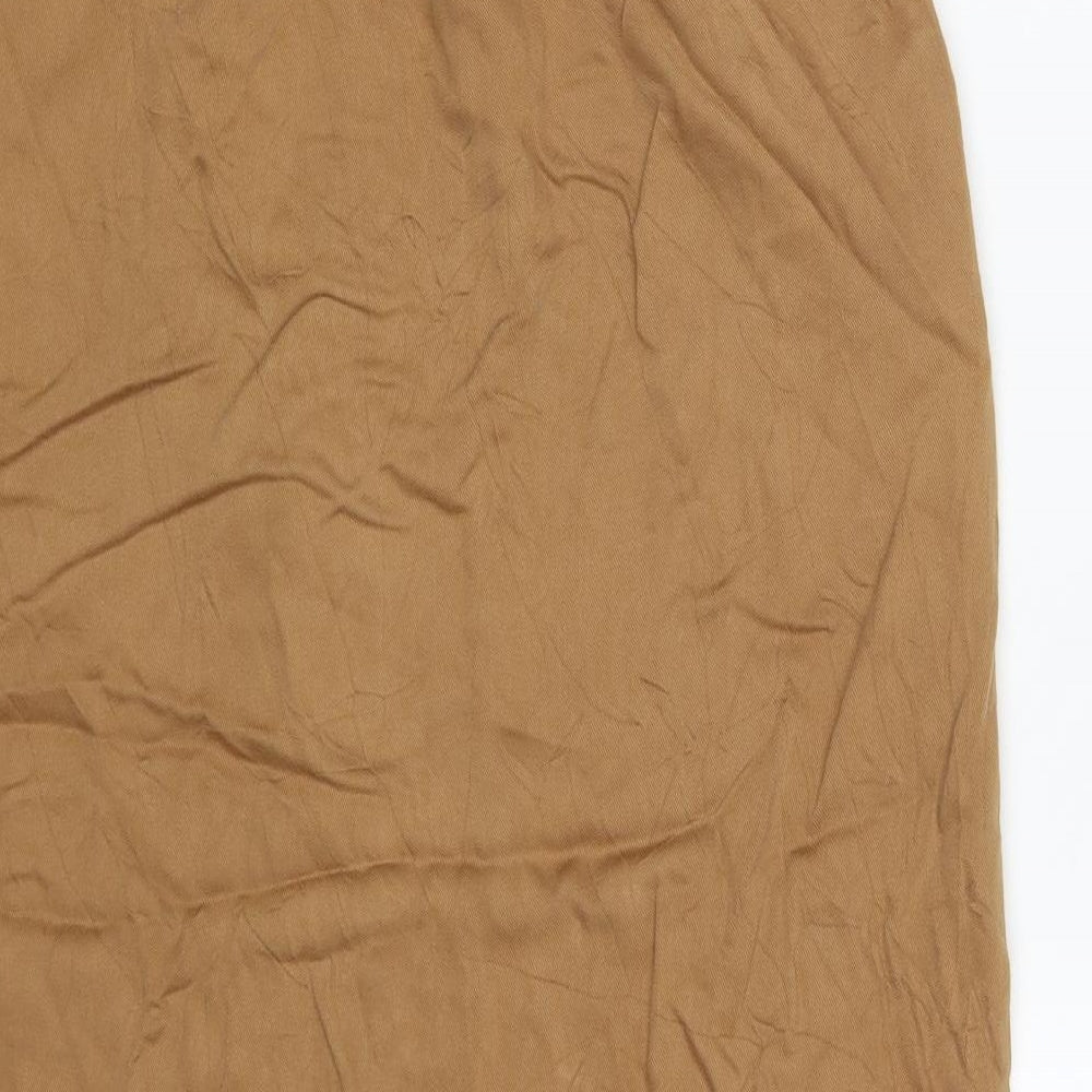 Primark Womens Brown   A-Line Skirt Size 10
