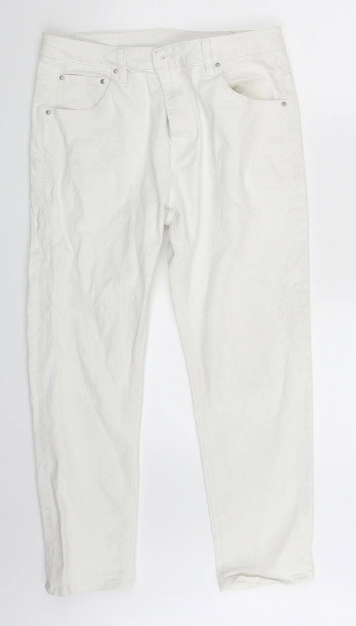 ASOS Womens White Denim Skinny Jeans Size 31 L24 in