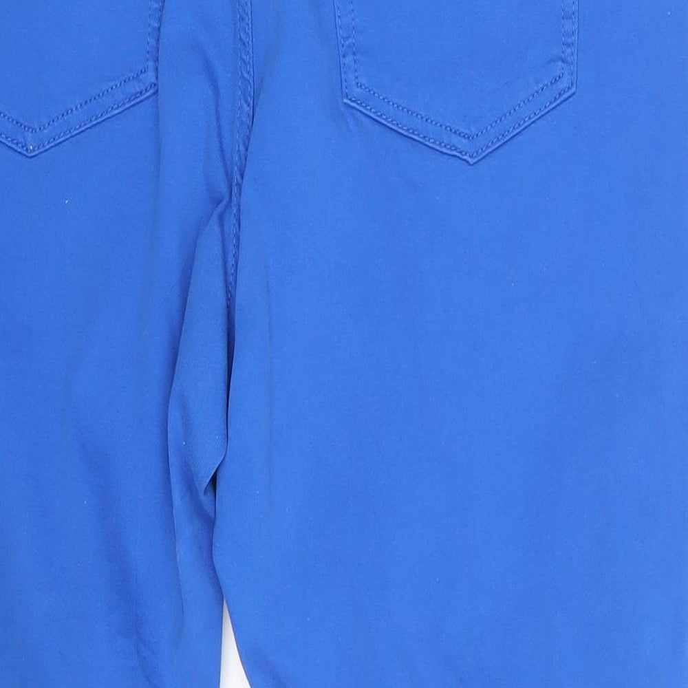 M&S Womens Blue  Denim Skinny Jeans Size 14 L20 in