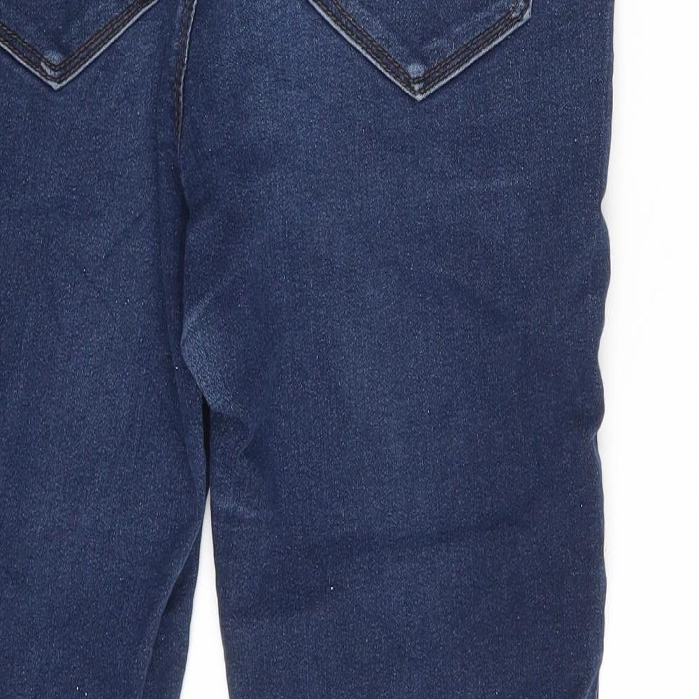 CURVE Womens Blue  Denim Skinny Jeans One Size L24 in