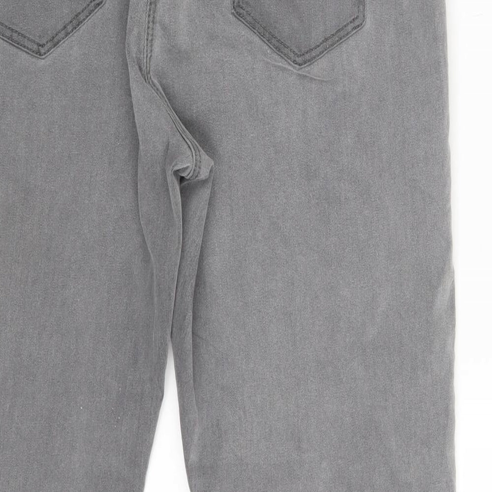 Bonmarché Womens Grey  Denim Skinny Jeans Size 18 L26 in