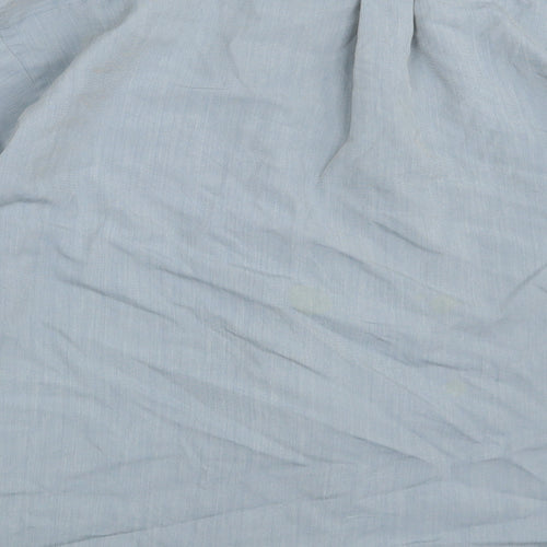 M&S Mens Blue    Button-Up Size XL