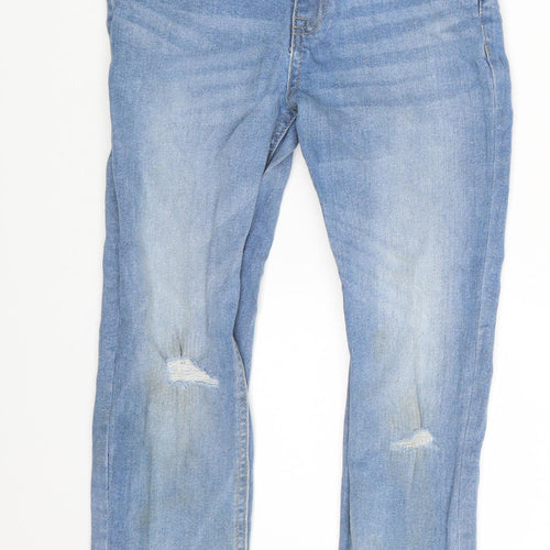 Blue Zoo Girls Blue  Denim Skinny Jeans Size 10 Years