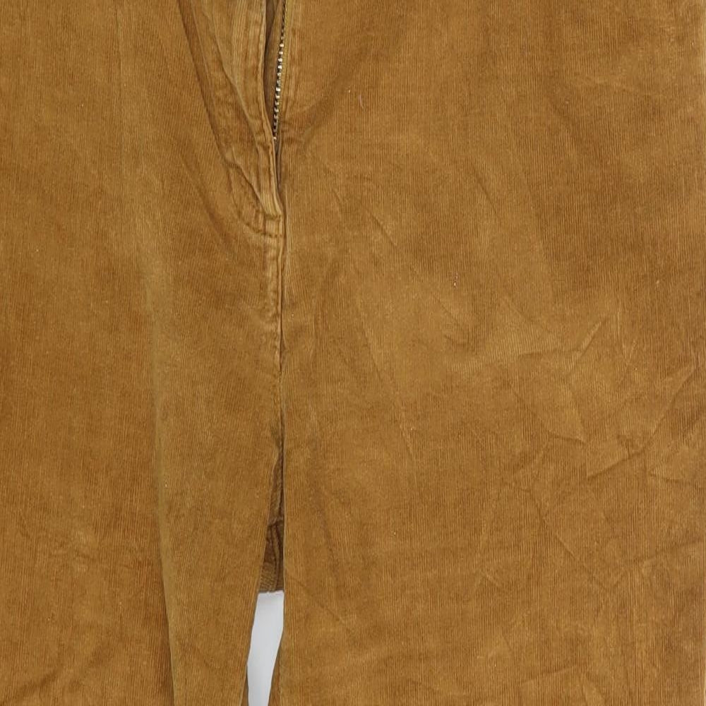 TU Womens Brown  Corduroy Trousers  Size 14 L26 in