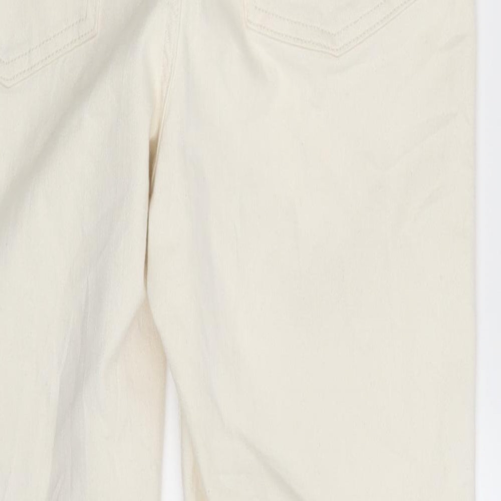 Autograph Womens White  Denim Skinny Jeans Size 14 L26 in