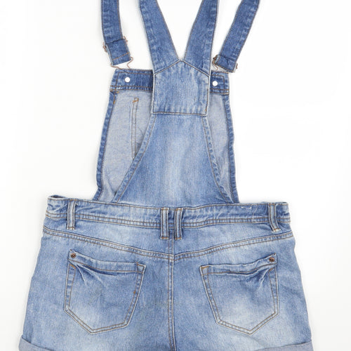 New Look Womens Blue  Denim Dungaree One-Piece Size 10