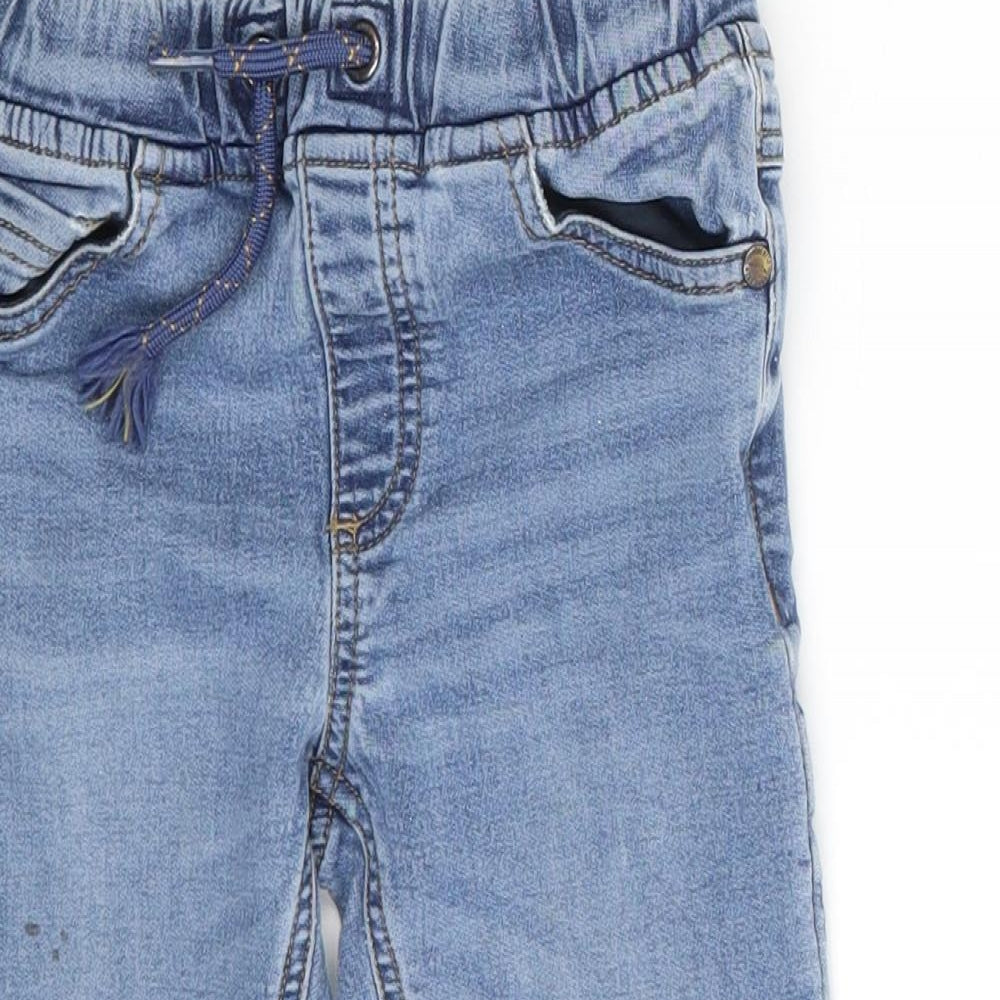 NEXT Boys Blue  Denim Skinny Jeans Size 4-5 Years - Inside Leg 15 Inches
