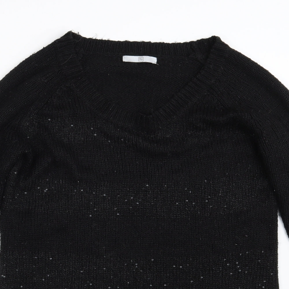 TU Womens Black   Pullover Jumper Size 14