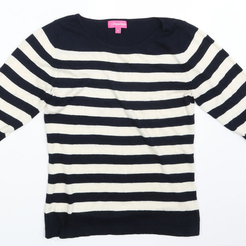 The Department Womens Multicoloured Striped  Pullover Jumper Size 8