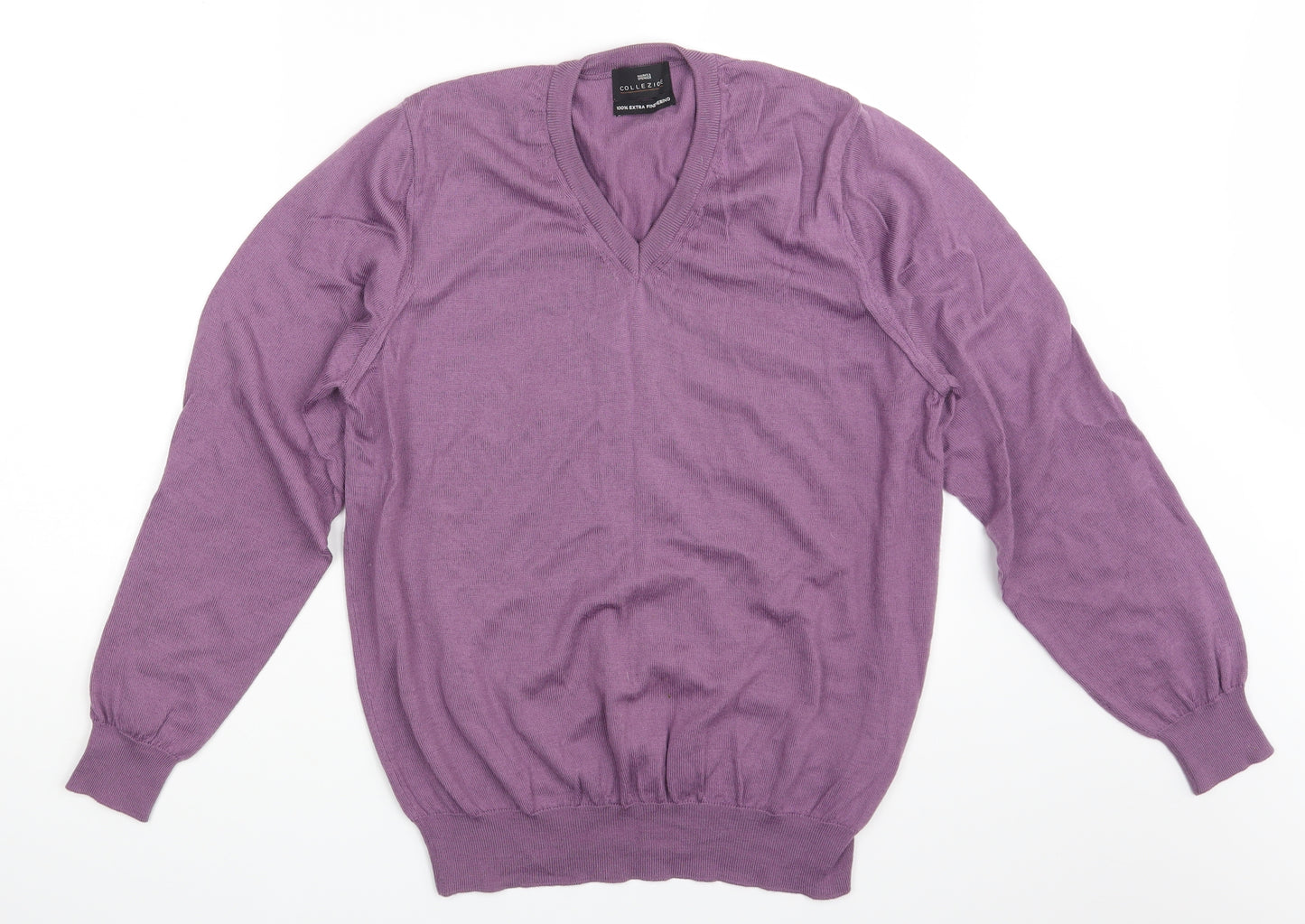 M&S Mens Purple   Pullover Jumper Size M