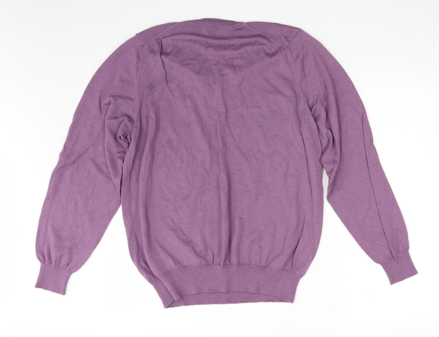 M&S Mens Purple   Pullover Jumper Size M