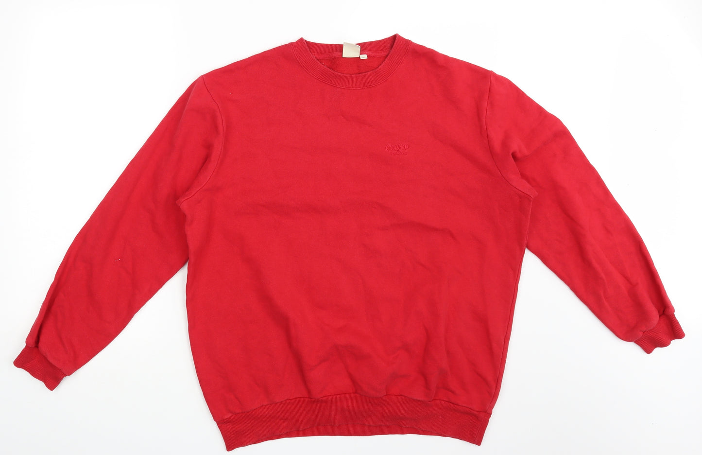 Cotton Traders Mens Red   Pullover Sweatshirt Size XL