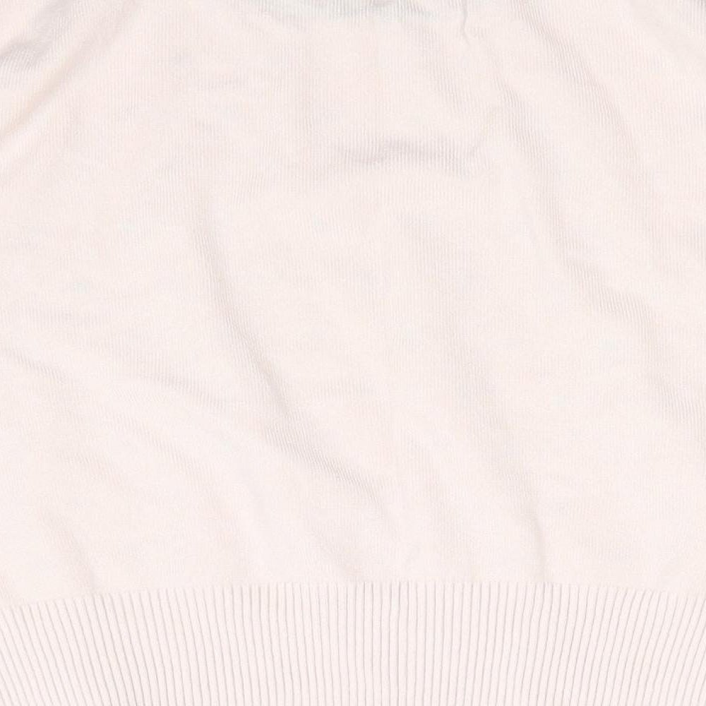 Roman Womens Pink Polka Dot  Pullover Jumper Size 14