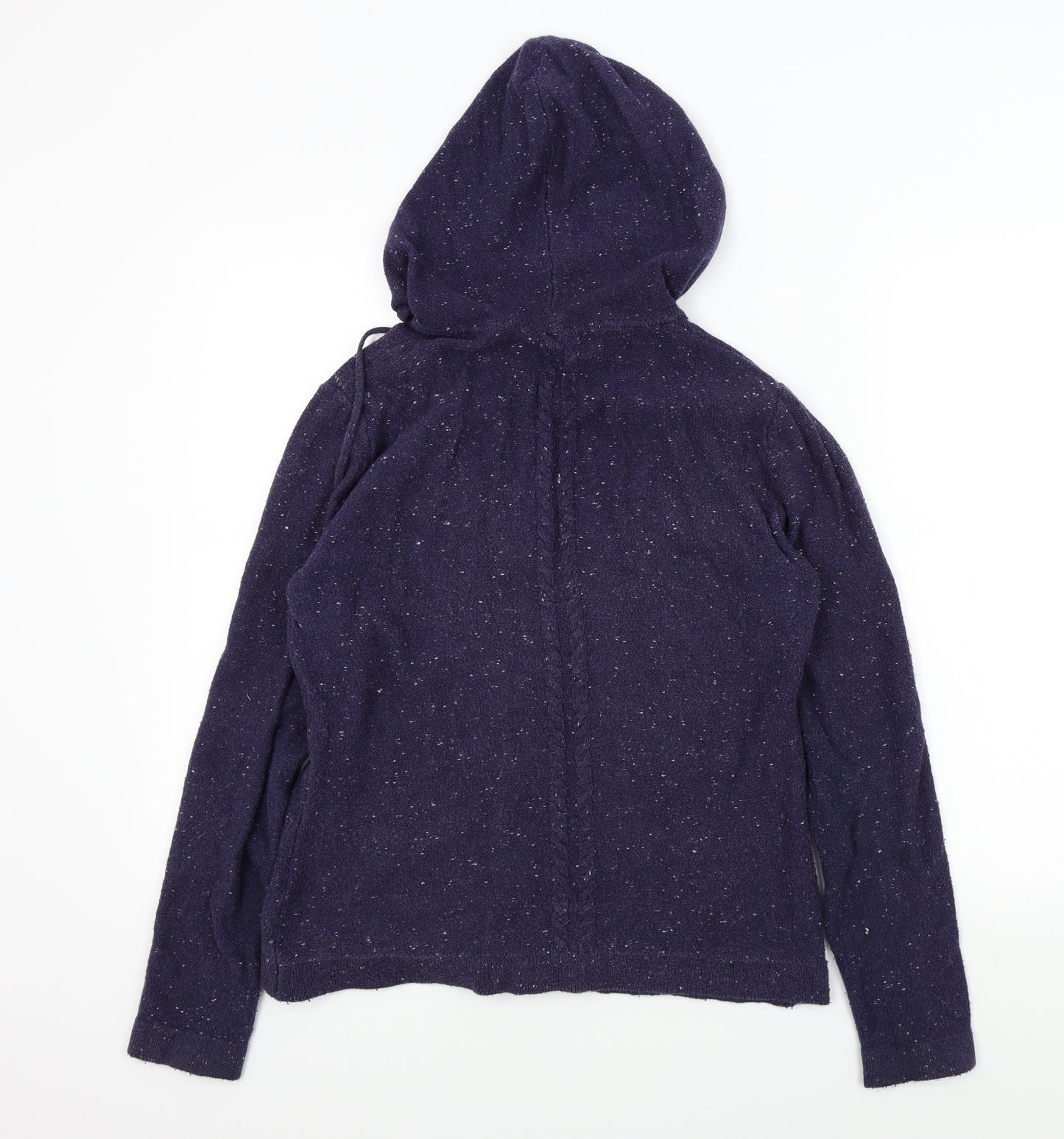 Ness Womens Blue   Full Zip Hoodie Size M