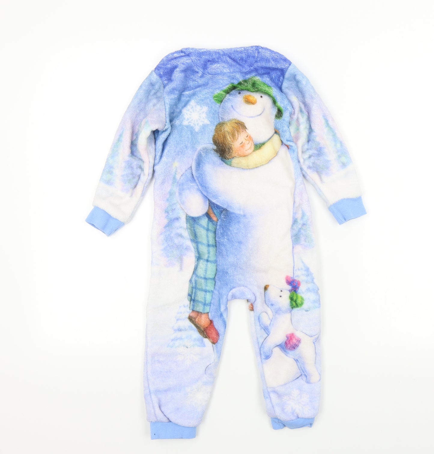 George Girls Multicoloured Colourblock  Top Bodysuit Size 3-4 Years  - snowman