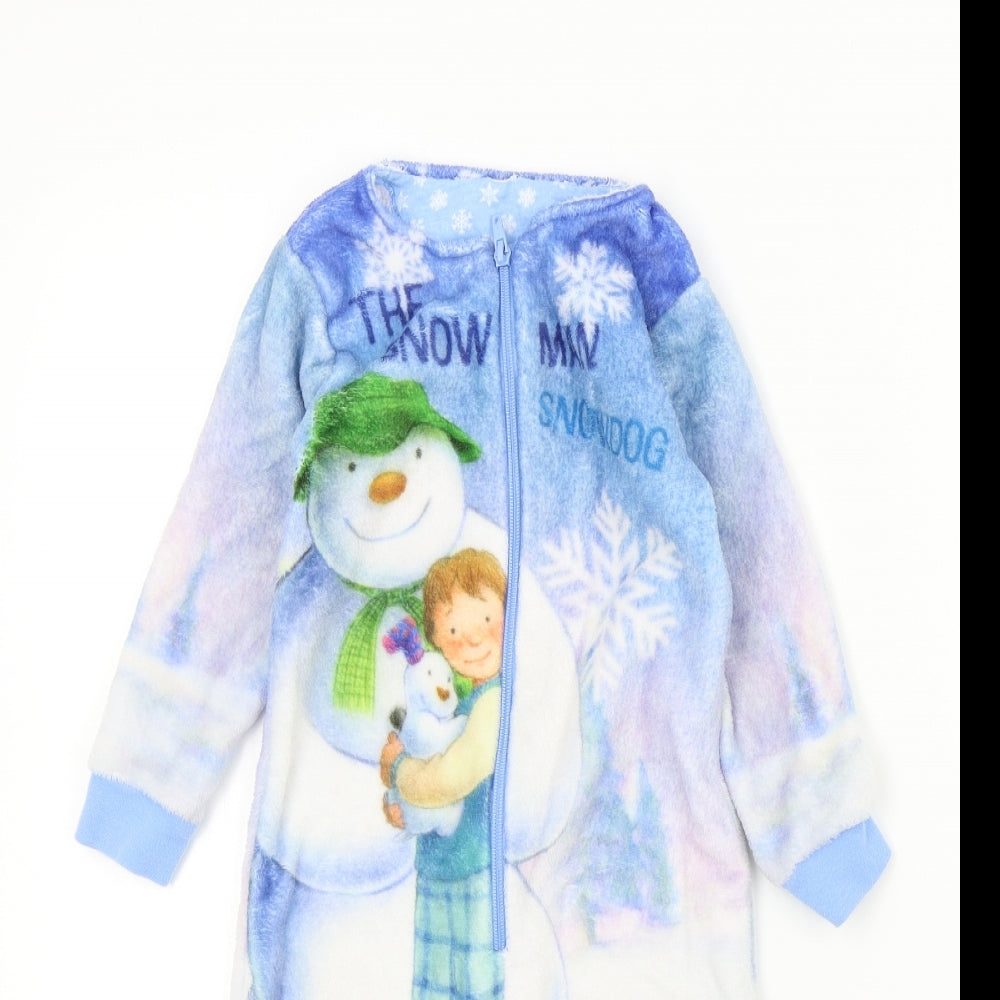 George Girls Multicoloured Colourblock  Top Bodysuit Size 3-4 Years  - snowman