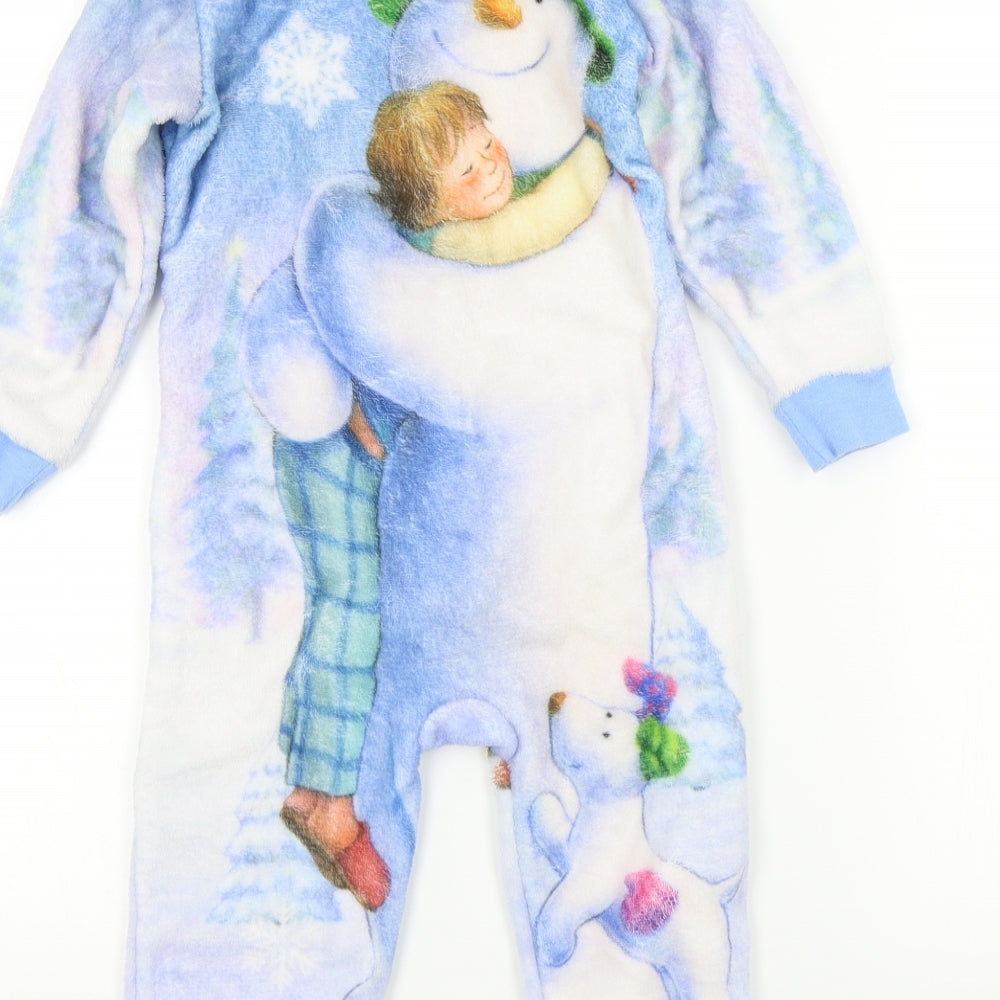 George Girls Multicoloured Colourblock  Top Bodysuit Size 3-4 Years  - snowman
