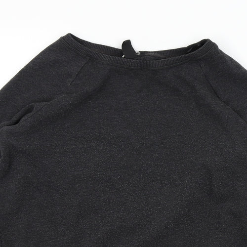 H&M Womens Black   Pullover Jumper Size M