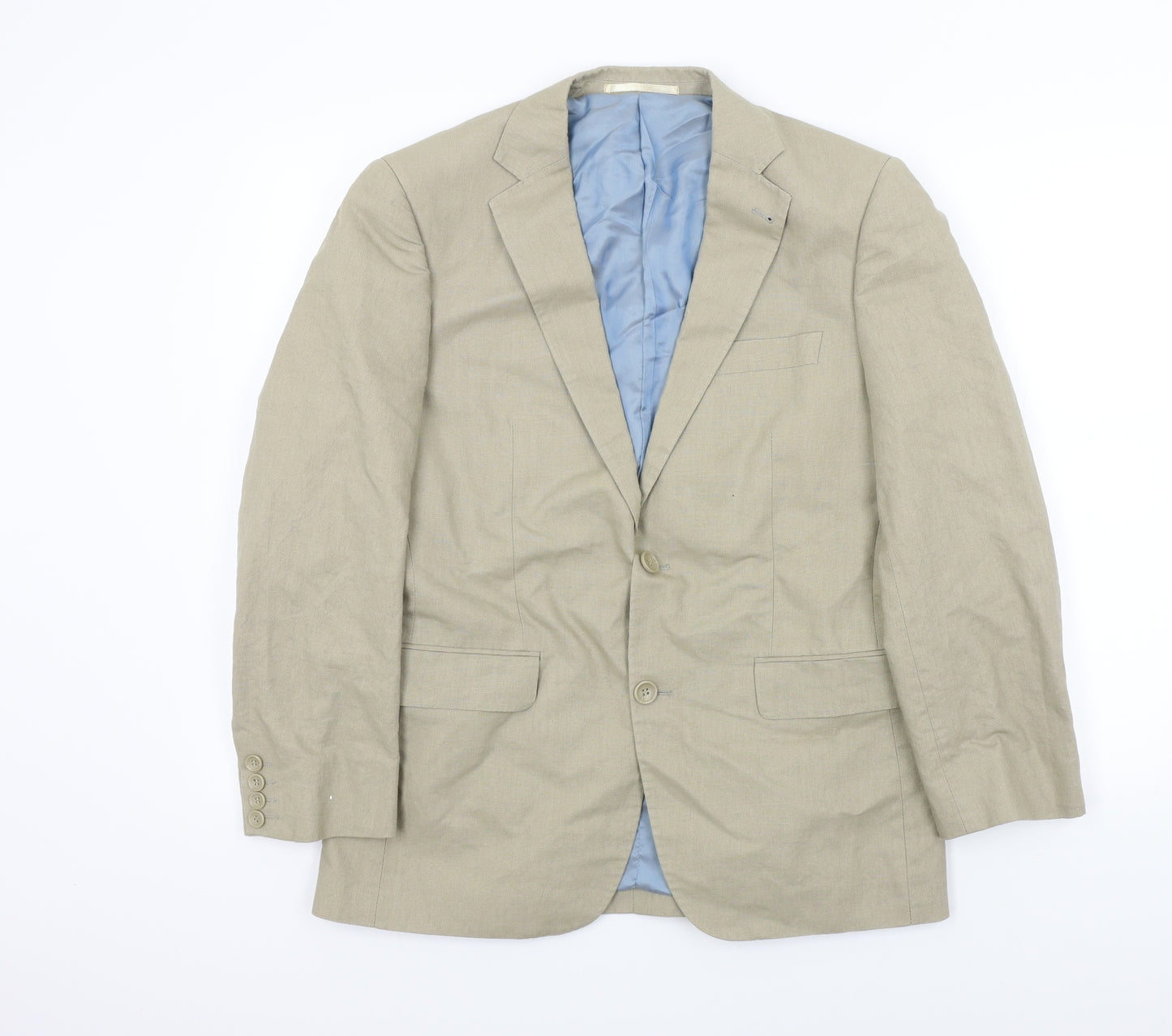 TU Mens Beige   Jacket Blazer Size S