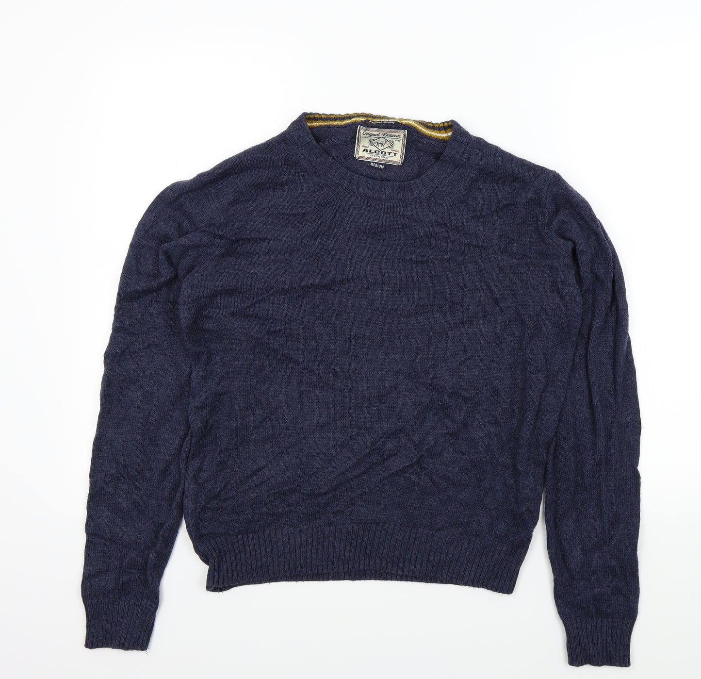 alcott Mens Blue   Pullover Jumper Size M