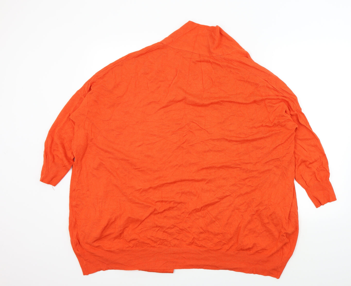 Primark Womens Orange   Cardigan Jumper Size 10