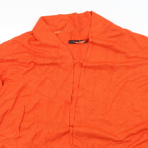 Primark Womens Orange   Cardigan Jumper Size 10