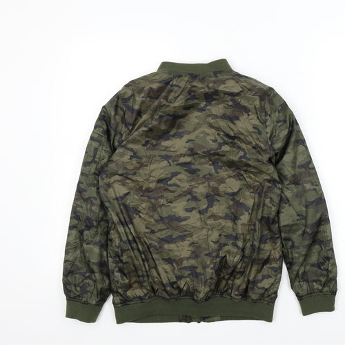 TU Boys Green Camouflage  Jacket  Size 11-12 Years