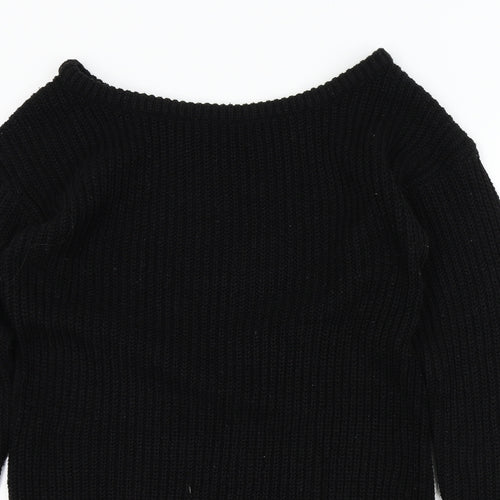 Missguided Womens Black   Pullover Jumper Size S