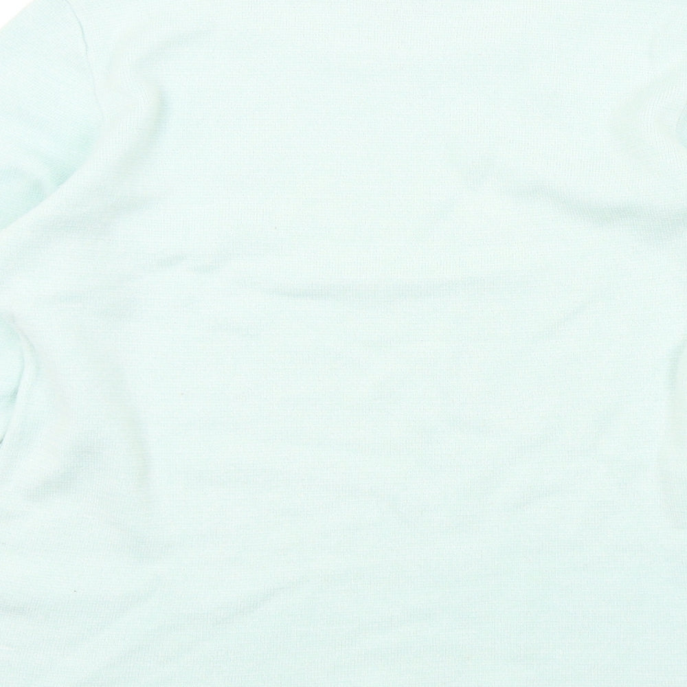 F&F Womens Green   Pullover Jumper Size 12  - Frill Sleeves