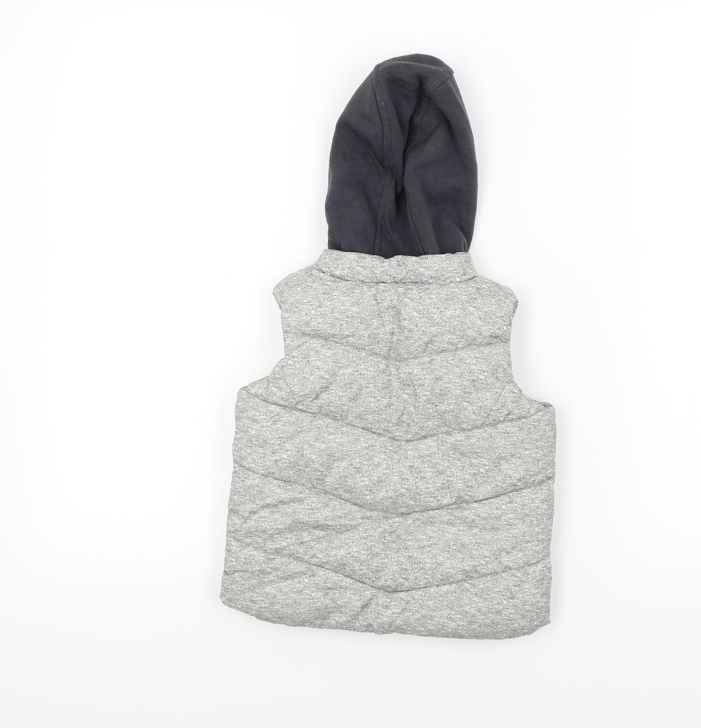 F&F Baby Grey   Basic Coat Waistcoat Size 12-18 Months