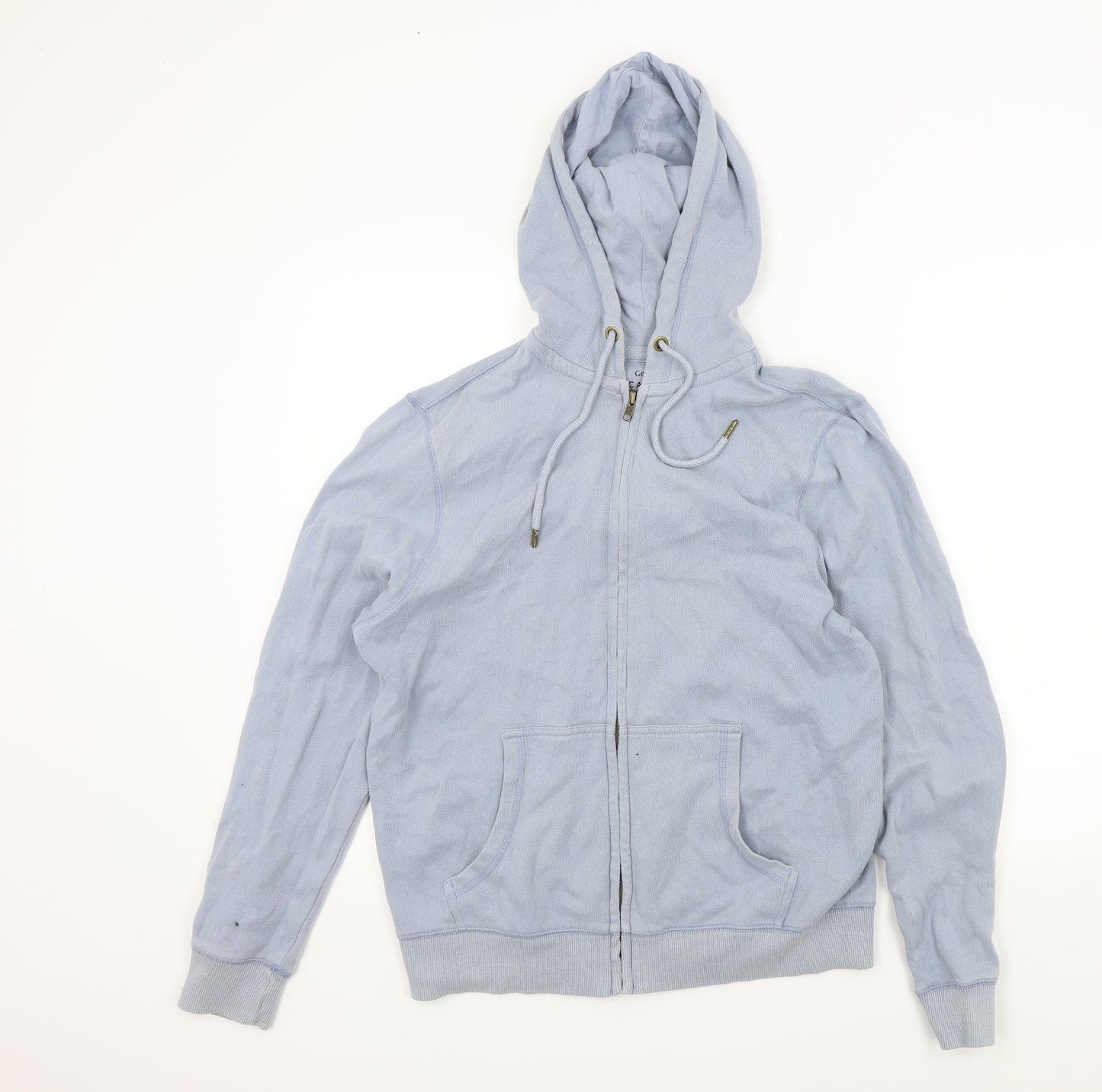 George Mens Blue   Full Zip Hoodie Size S