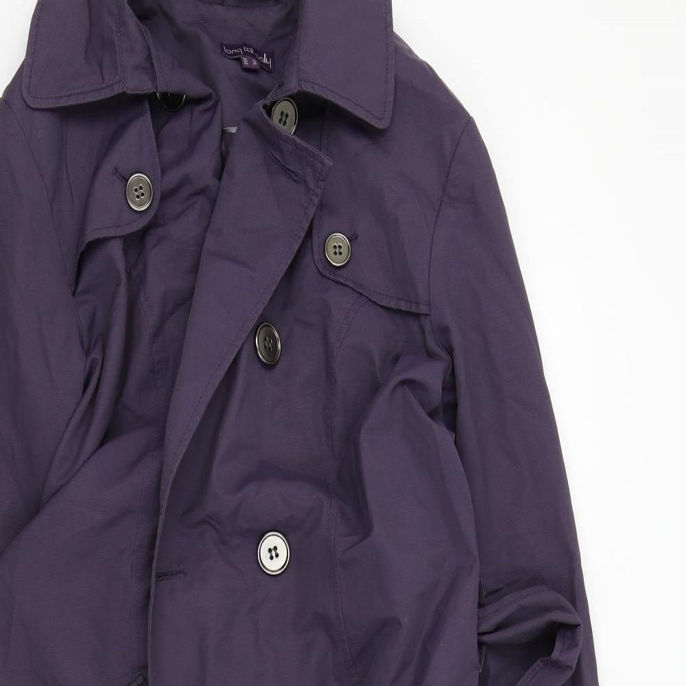 Long Tall Sally Womens Purple   Jacket Coat Size 14
