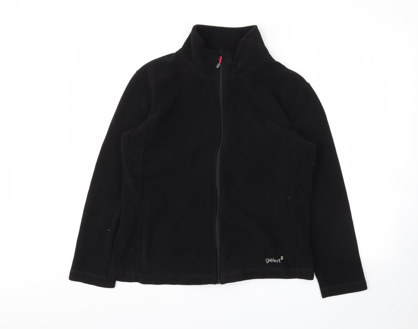 Gelert Womens Black   Full Zip Jumper Size 14