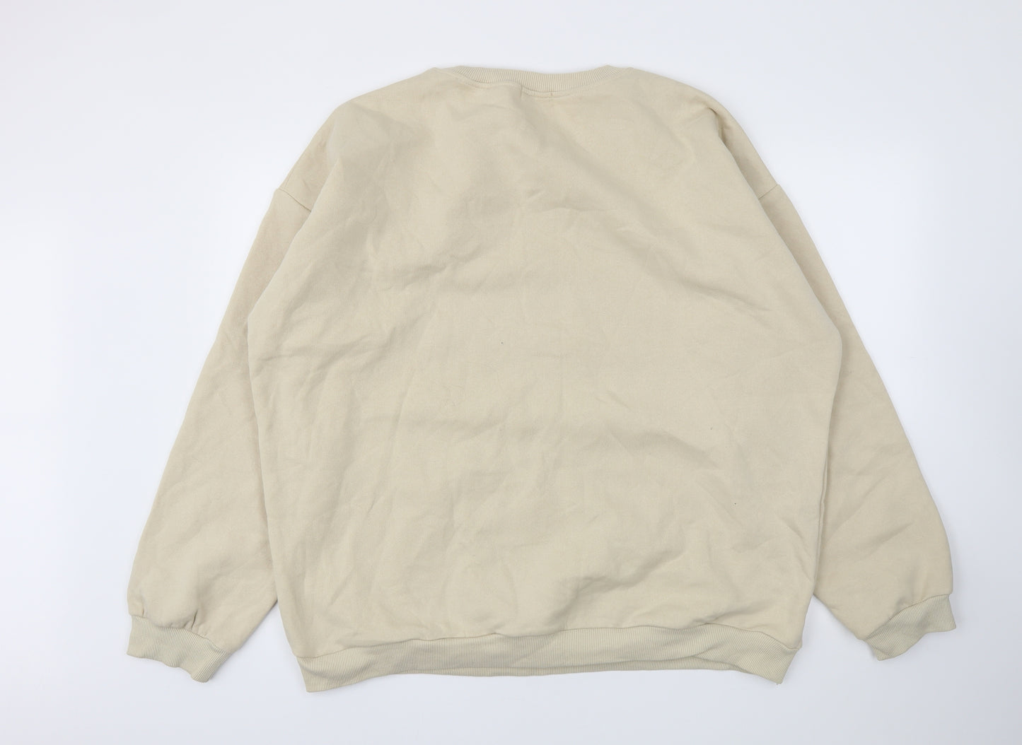 Pretty Little Thing  Womens Beige   Pullover Jumper Size XL