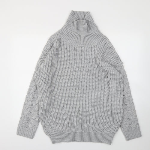 Pretty Little Thing  Womens Grey   Pullover Jumper Size S