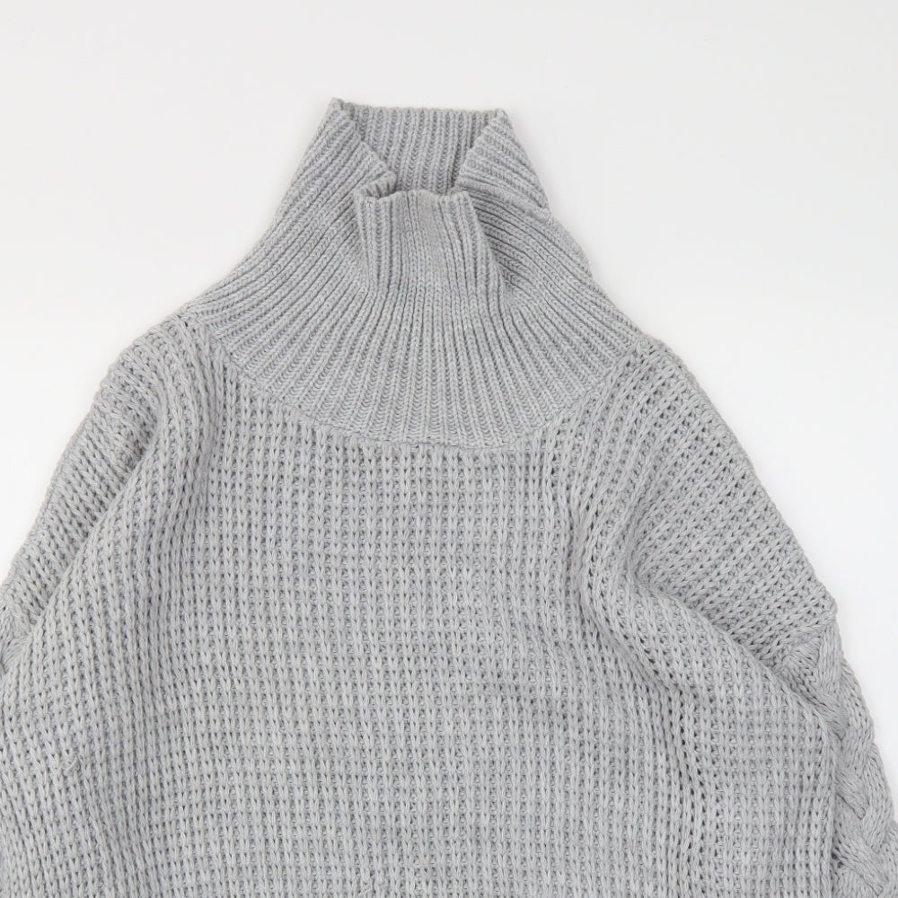 Pretty Little Thing  Womens Grey   Pullover Jumper Size S