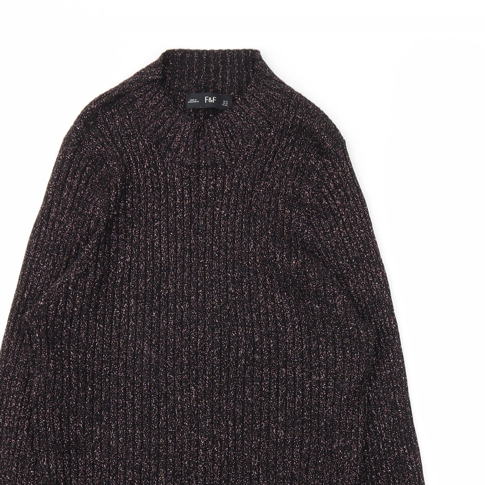 F&F Womens Purple   Basic T-Shirt Size 16