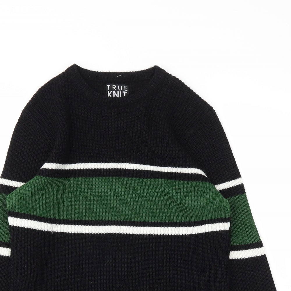 F&F Girls Black   Pullover Sweatshirt Size 13-14 Years