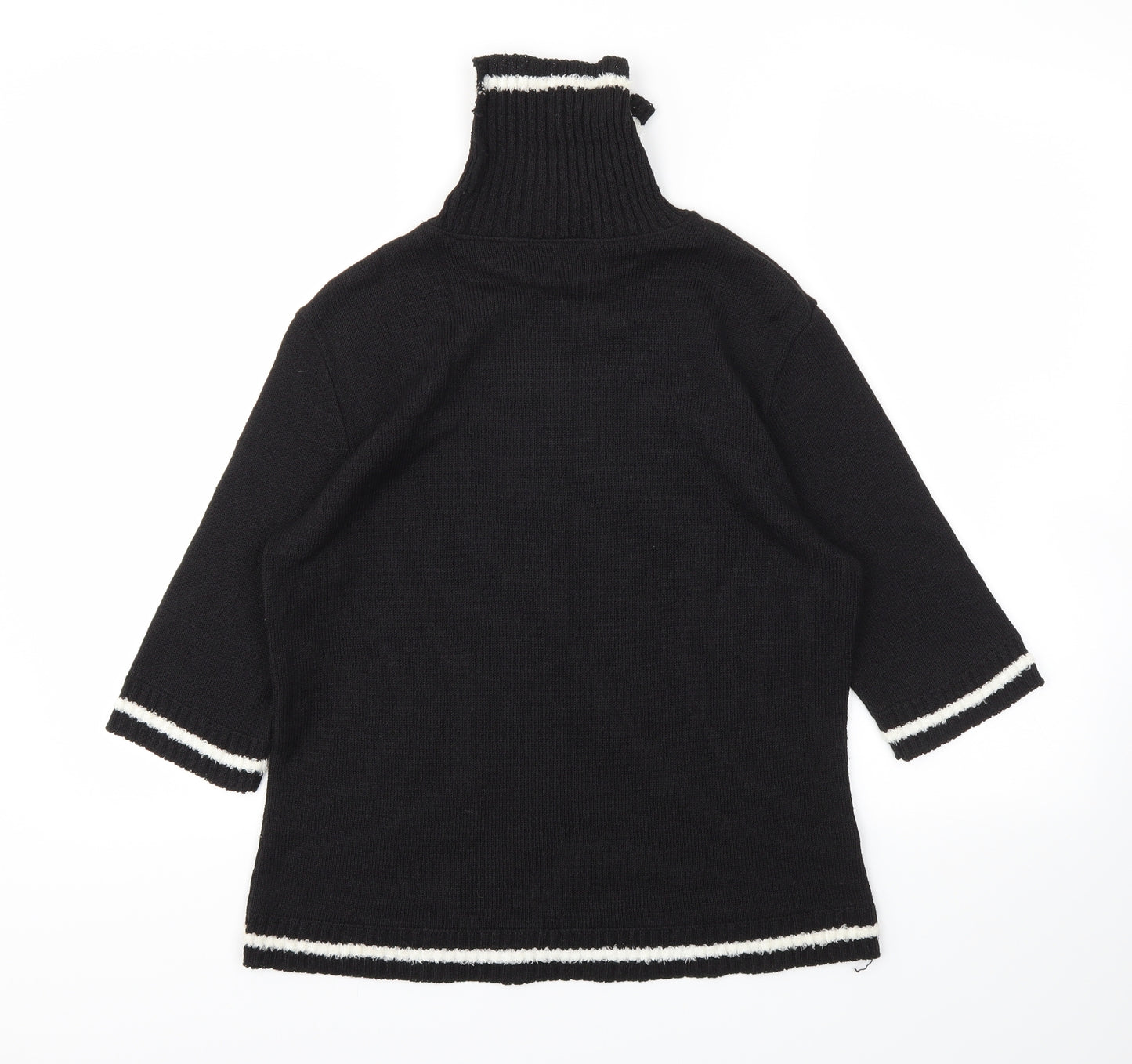 George Womens Black   Basic T-Shirt Size 16