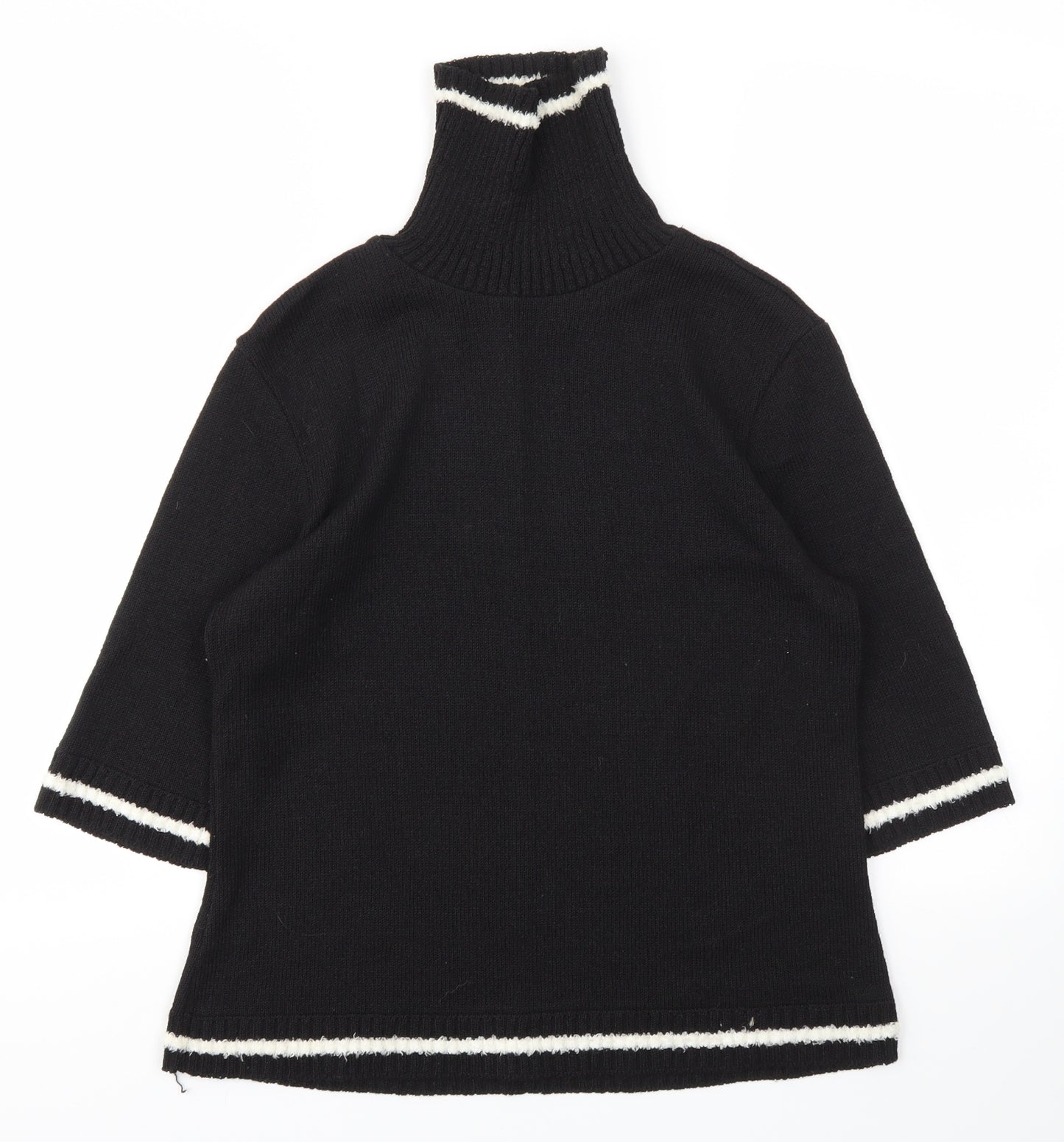 George Womens Black   Basic T-Shirt Size 16